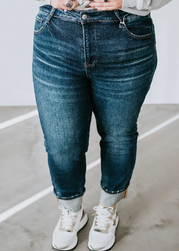 Curvy Brandi Relaxed Leg Cuffed Jean