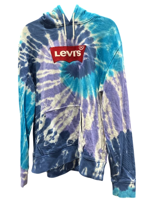 Sweater By Levis In Tie Dye Print, Size: L