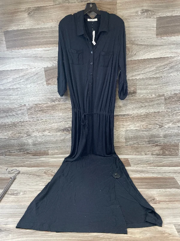 Dress Casual Maxi By Old Navy In Black, Size: L