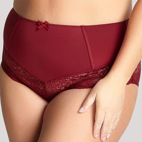 Sculptresse Estel High Waist Brief - Burnt Red