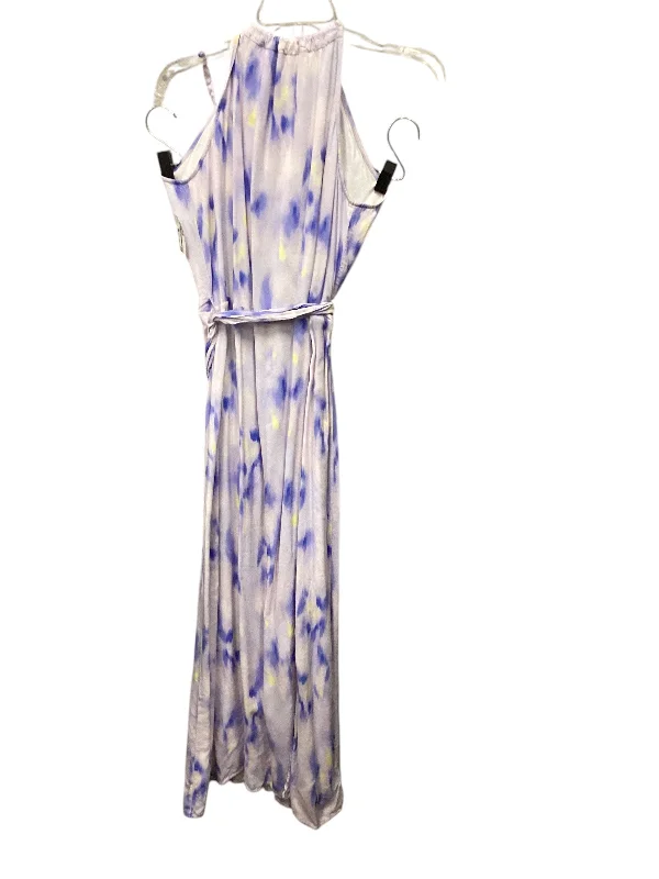 Dress Casual Maxi By Cloth & Stone In Blue & Yellow, Size: M