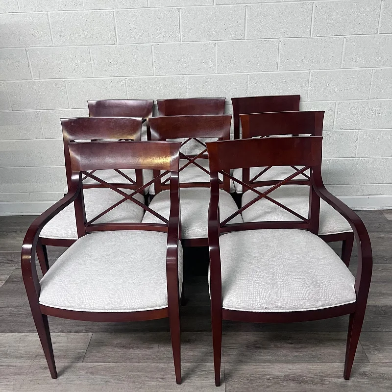 Set Of 8 Dining Chairs