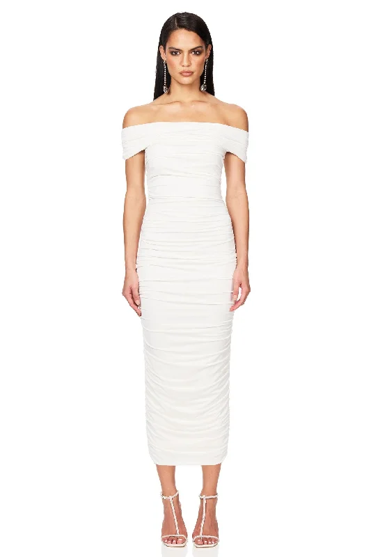 Nookie Element Midi Dress - Ivory