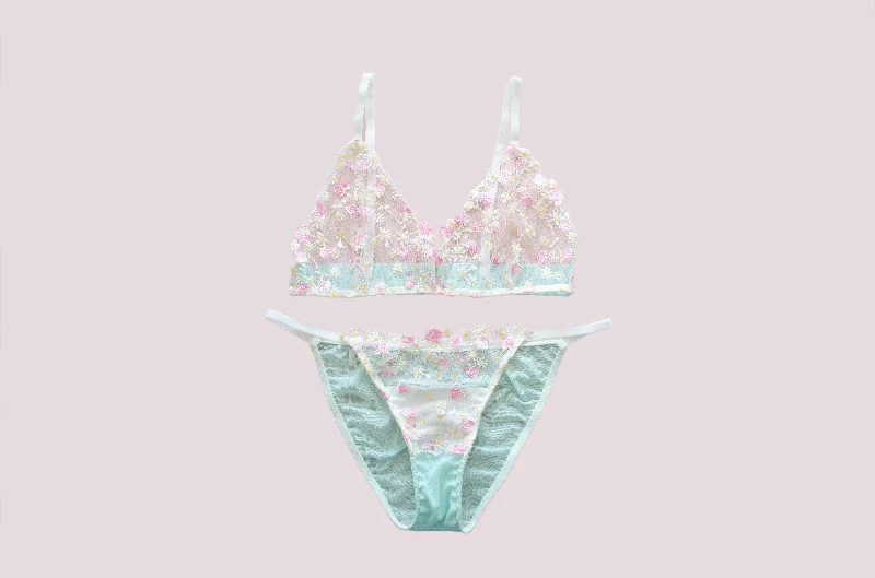 Straberry Mint Lace Set