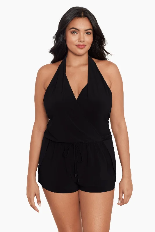 Plus Size Bianca One Piece Romper Swimsuit