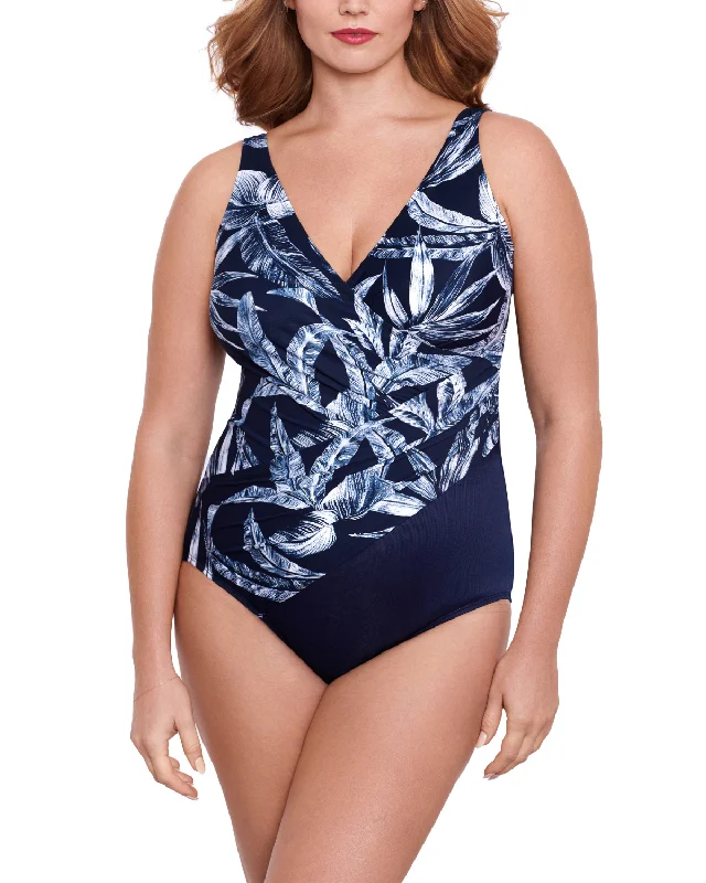 2024 Miraclesuit Women's Plus Tropica Toile Oceanus One Piece - 6561588W