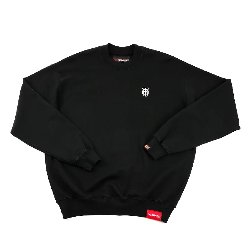 TMC Monogram Crewneck - Black/White