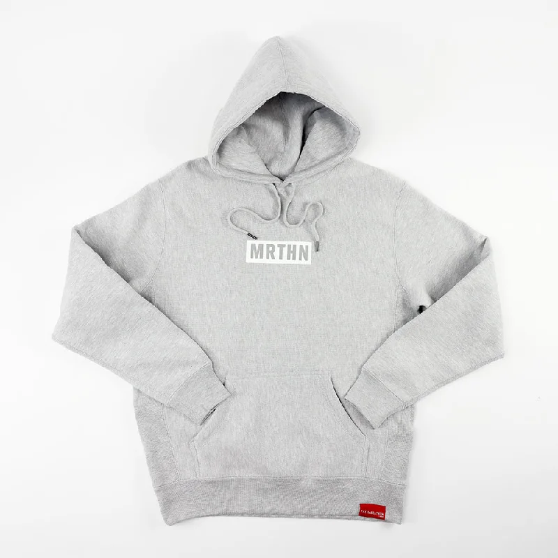 MRTHN Hoodie - Heather Grey/White