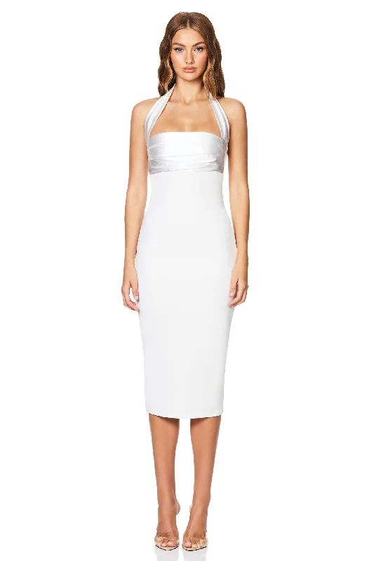 Nookie Renaissance Midi Dress - Ivory