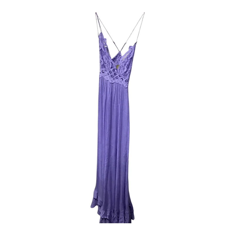 Dress Casual Maxi By Free People In Purple, Size: Xs