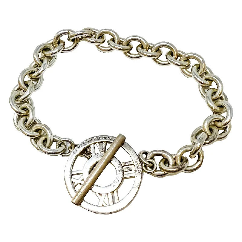 Tiffany & Co Sterling Silver Atlas Toggle Bracelet