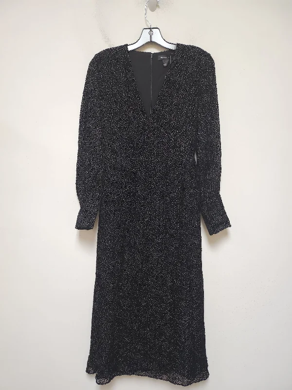 Dress Casual Maxi By Club Monaco In Black & White, Size: Xs