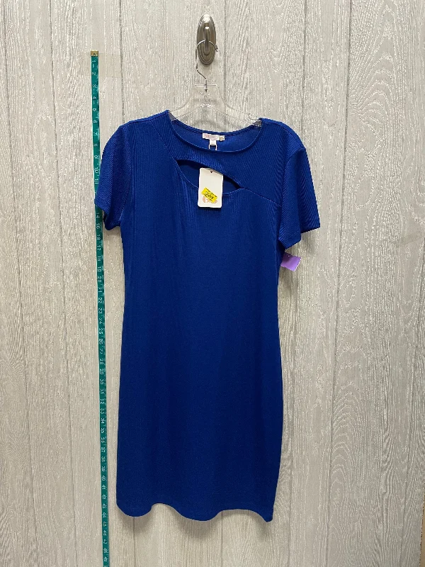 Blue Dress Casual Short Gianni Bini, Size Xl