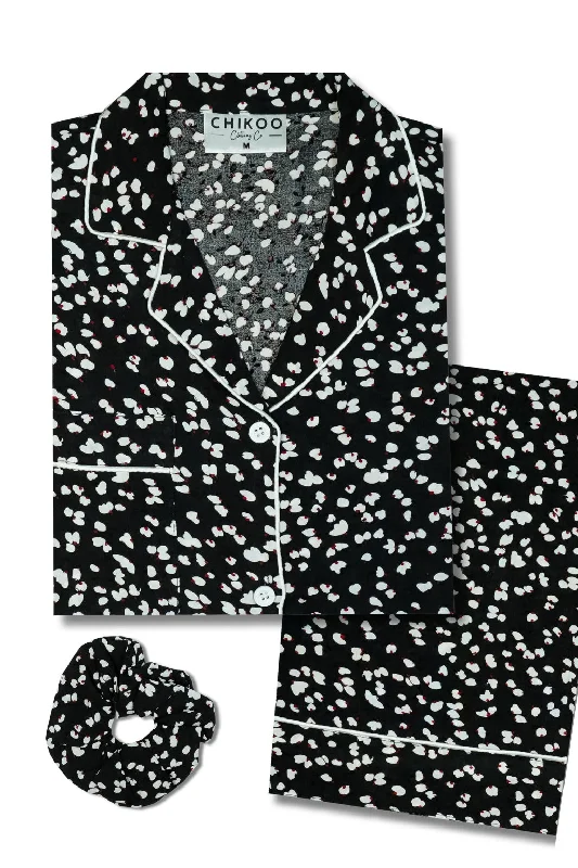 Red Black Dots Pj Set