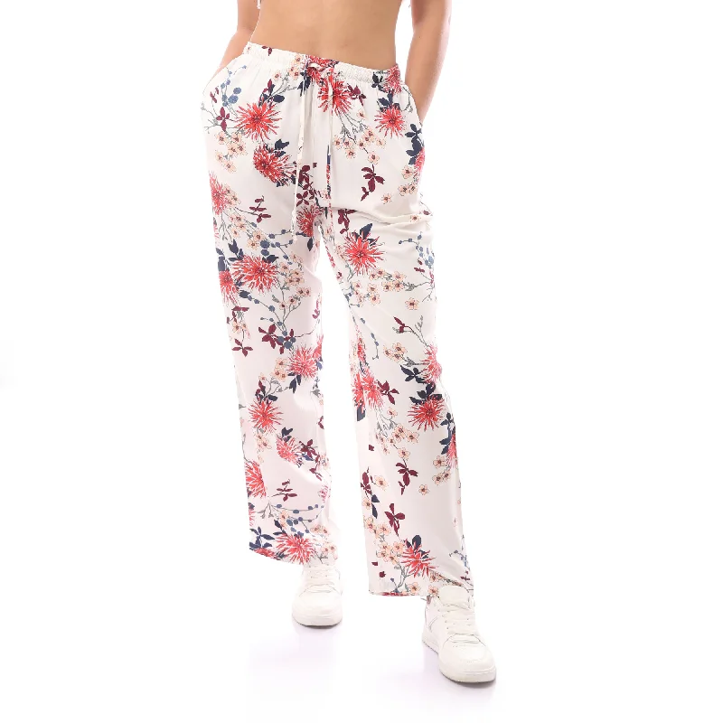 Knitted Pyjama Pants With Elasticated Waist - Merch