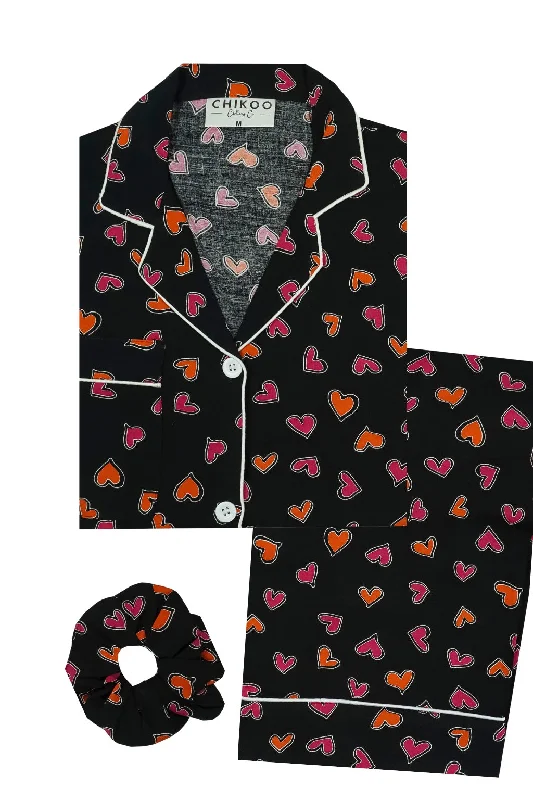 Multi Hearts Pj Set