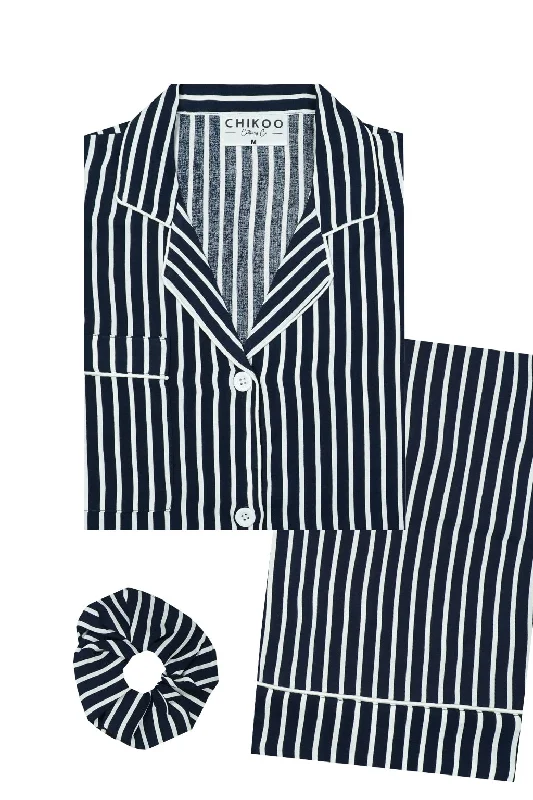 Navy Lines Pj Set