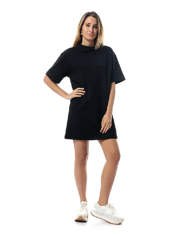 Short Sleeves Comfy Slip On Night-Gown - Kady