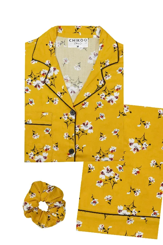 Yellow Noir Pj Set